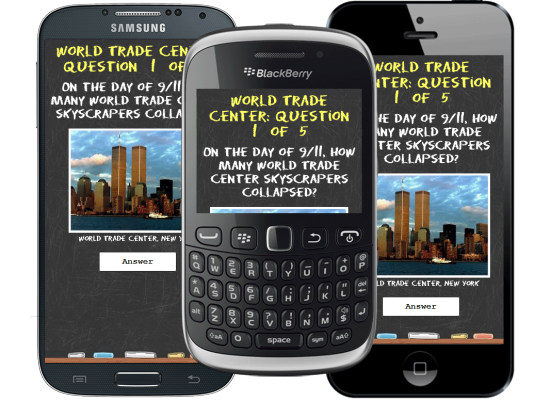 UK mobile app development for 9/11 Quiz