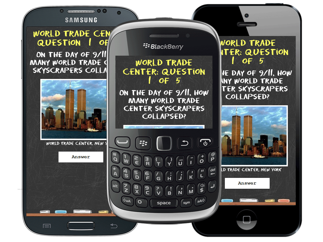 UK mobile app development for 9/11 Quiz