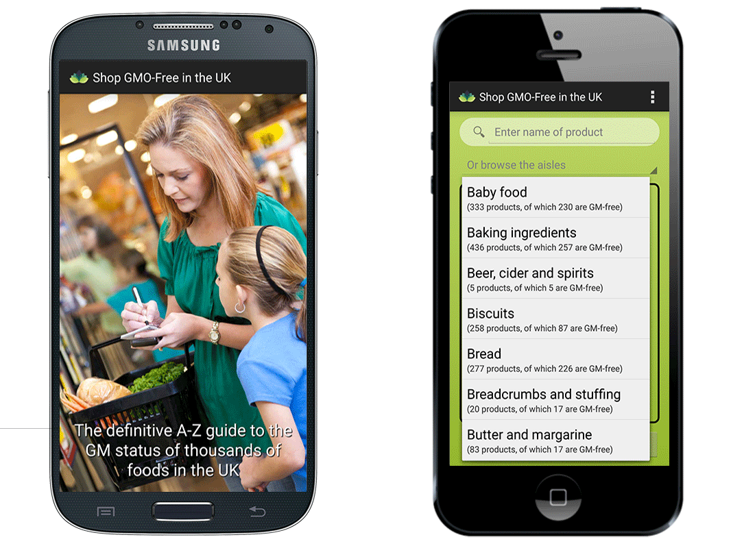 Shop GMO-Free in the UK - by Mobile Web Expert